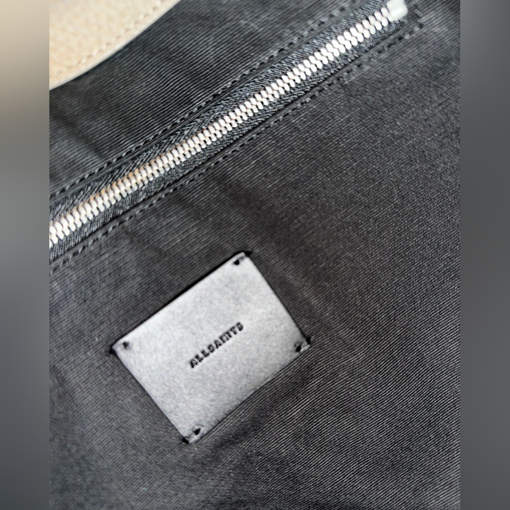New All Saints Mast Taupe Shoulder Tote Bag - Picture 9 of 9